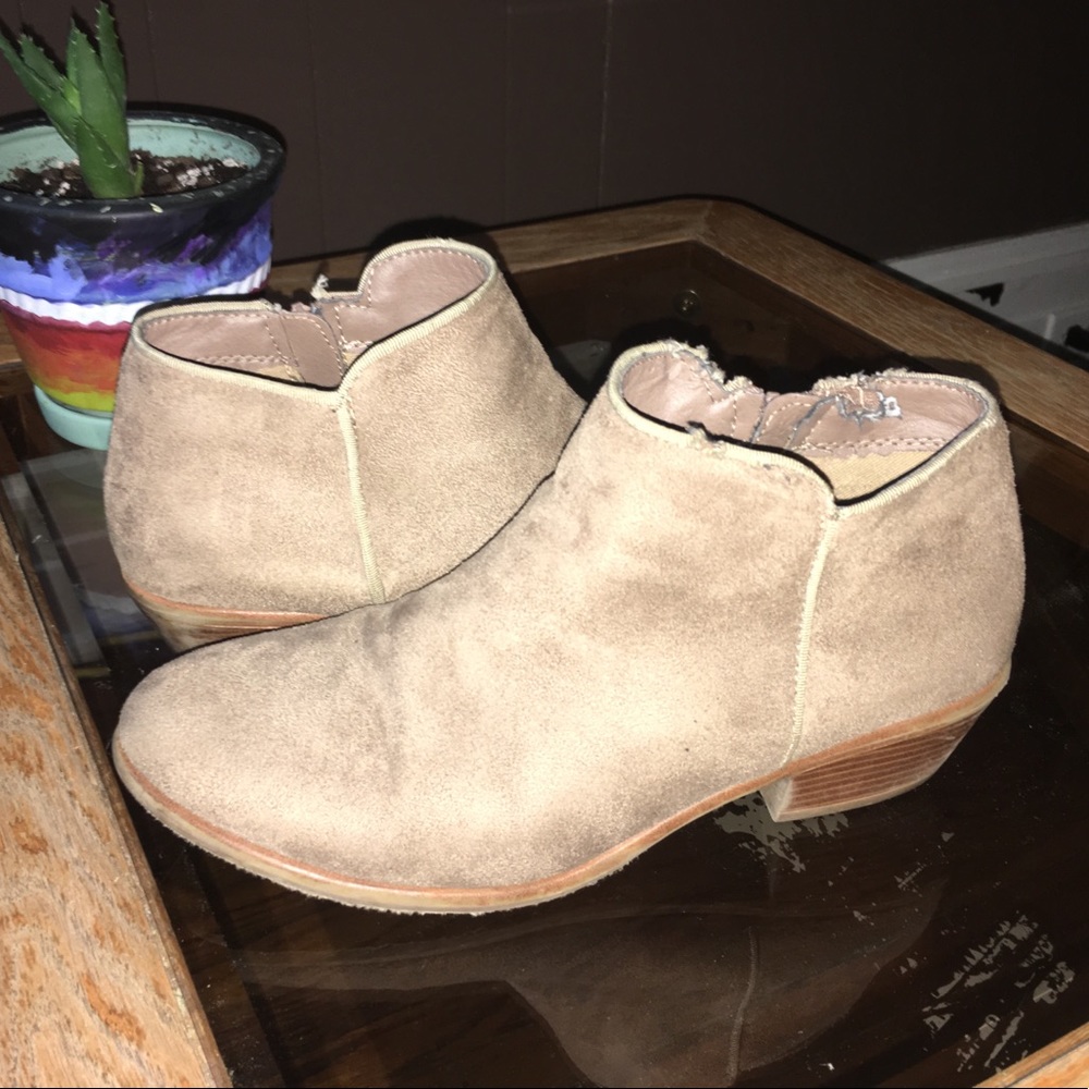Suede Ankle Booties